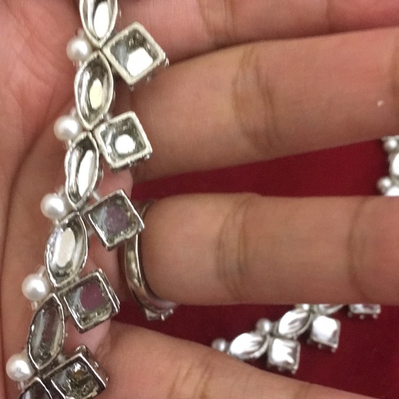 Nwot beautiful pair of anklets silver polish - Picture 7 of 8